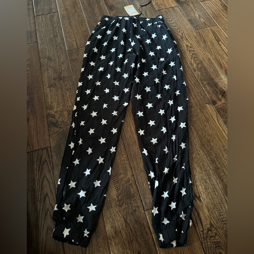 NWT Maze Star Print Pull On Jogger Pants Size M - Picture 2 of 5